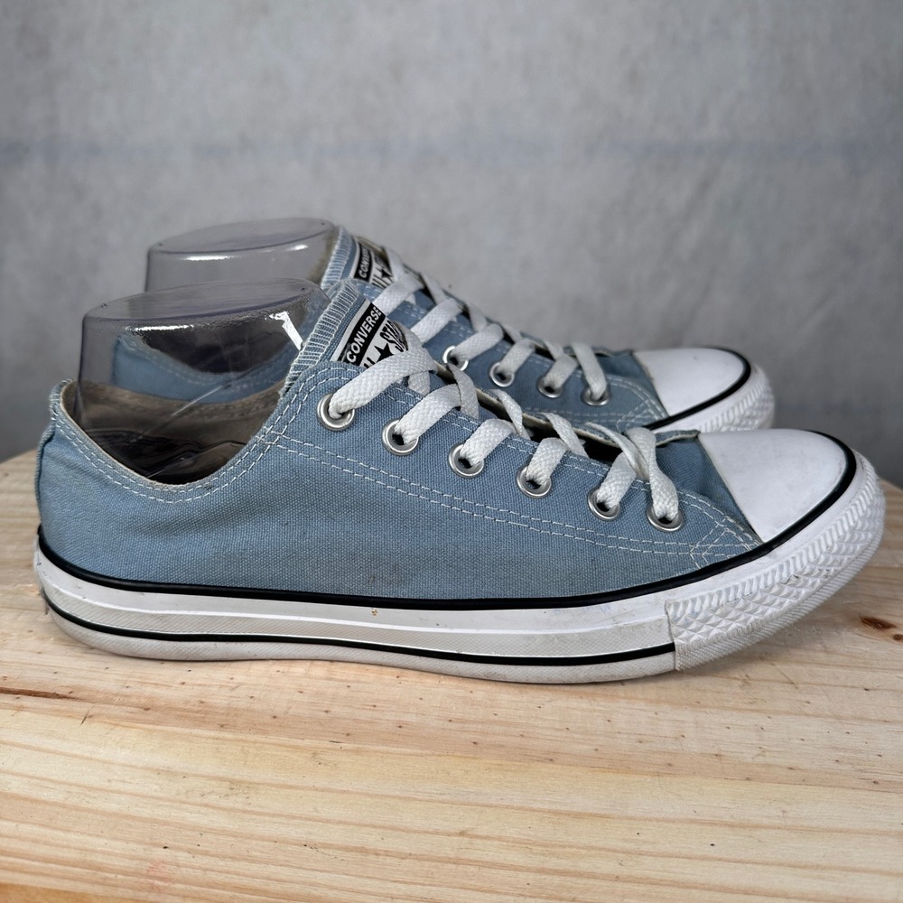 Converse All Star Low Top Women Size 10 Blue Good Canvas Sneakers M9696 - Picture 5 of 16